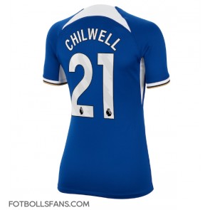 Chelsea Ben Chilwell #21 Replika Hemmatröja Damer 2023-24 Kortärmad
